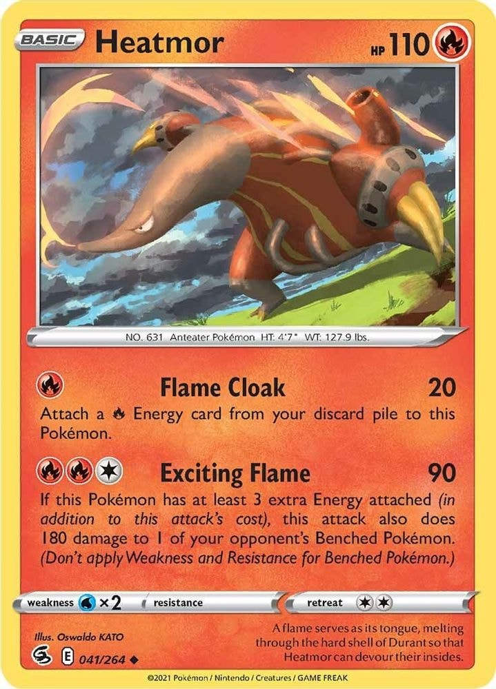 SWSH08: Fusion Strike (SWSH08) - Heatmor (#041/264, Uncommon) ()