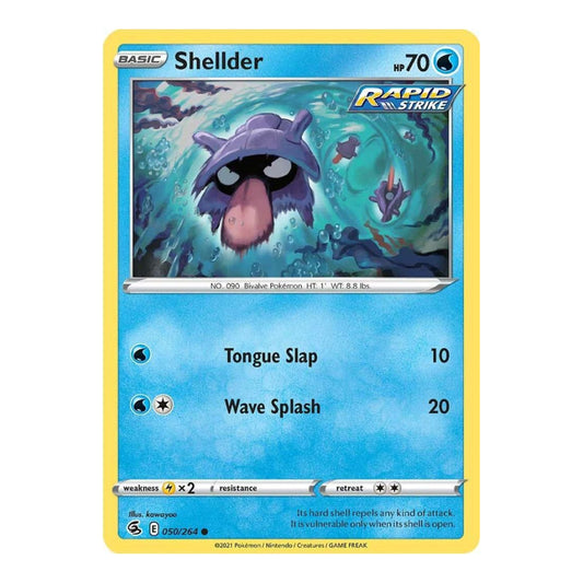 SWSH08: Fusion Strike (SWSH08) - Shellder (#050/264) (Near Mint)