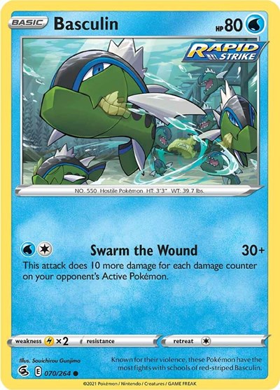 SWSH08: Fusion Strike (SWSH08) - Basculin (#070/264, Common) ()