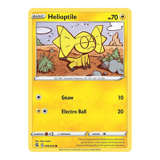 SWSH08: Fusion Strike (SWSH08) - Helioptile (#098/264) (Near Mint)