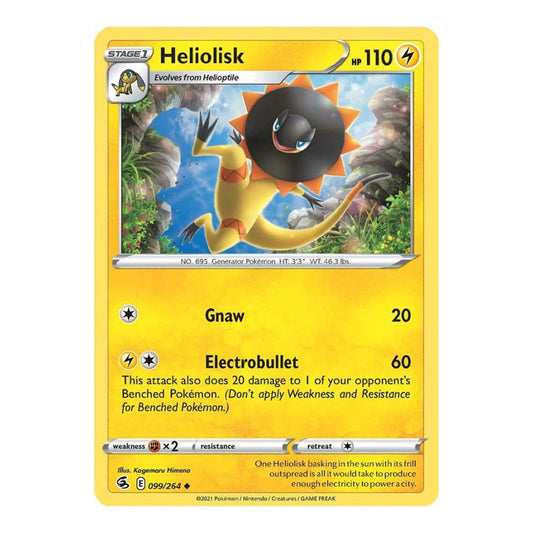 SWSH08: Fusion Strike (SWSH08) - Heliolisk (#099/264) (Near Mint)