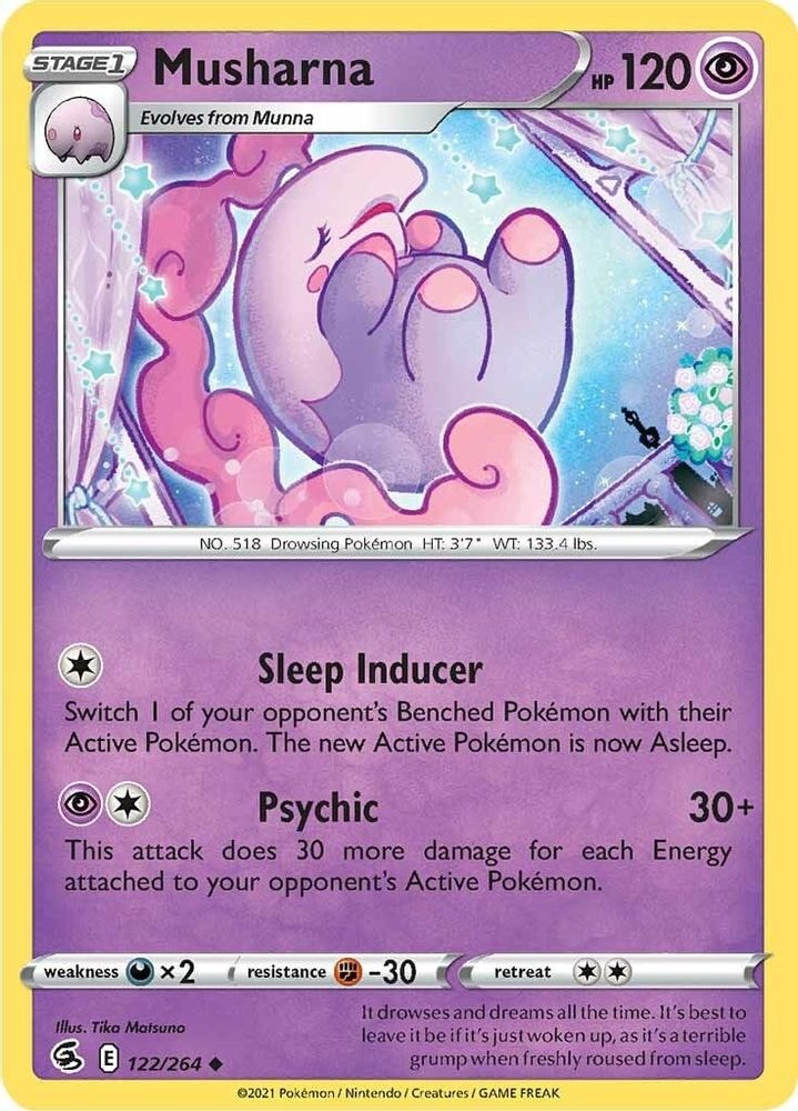 SWSH08: Fusion Strike (SWSH08) - Musharna (#122/264, Uncommon) ()