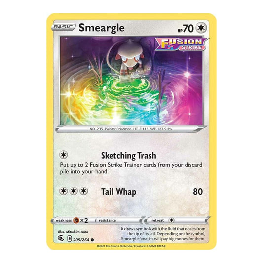 SWSH08: Fusion Strike (SWSH08) - Smeargle (#209/264) (Near Mint)
