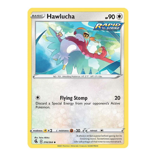 SWSH08: Fusion Strike (SWSH08) - Hawlucha (#216/264) (Near Mint)