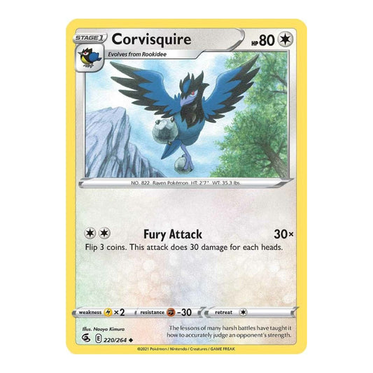 SWSH08: Fusion Strike (SWSH08) - Corvisquire (#220/264) (Near Mint)