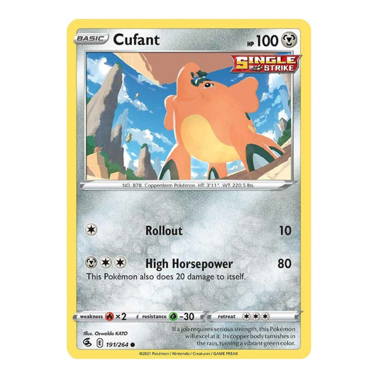 SWSH08: Fusion Strike (SWSH08) - Cufant (#191/264) (Near Mint)