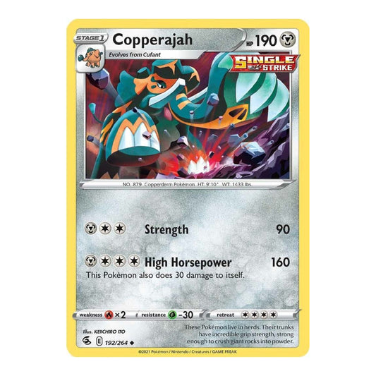 SWSH08: Fusion Strike (SWSH08) - Copperajah (#192/264) (Near Mint)
