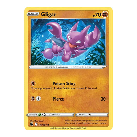 SWSH08: Fusion Strike (SWSH08) - Gligar (#140/264) (Near Mint)