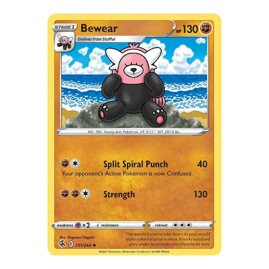 SWSH08: Fusion Strike (SWSH08) - Bewear (#151/264) (Near Mint)