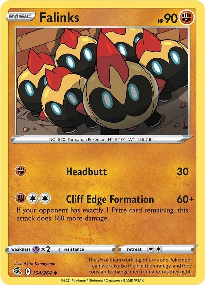 SWSH08: Fusion Strike (SWSH08) - Falinks (154) (#154/264, Uncommon) ()
