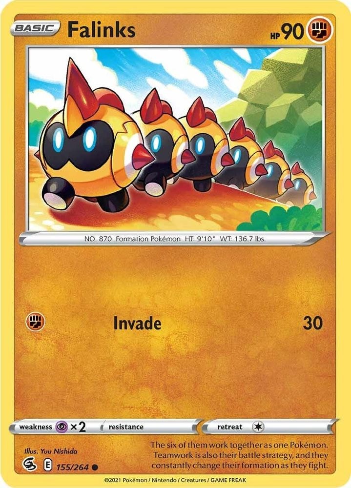SWSH08: Fusion Strike (SWSH08) - Falinks (155) (#155/264, Common) ()