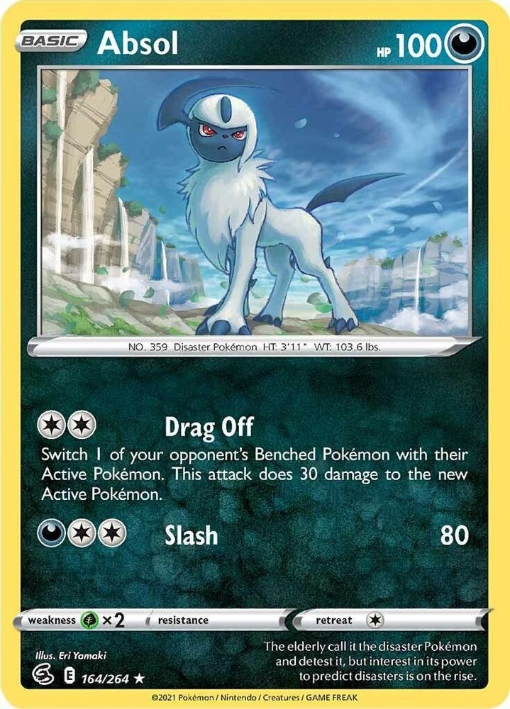 SWSH08: Fusion Strike (SWSH08) - Absol (#164/264, Rare) ()