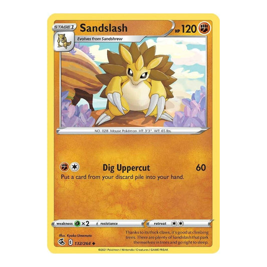 SWSH08: Fusion Strike (SWSH08) - Sandslash (#132/264) (Near Mint)