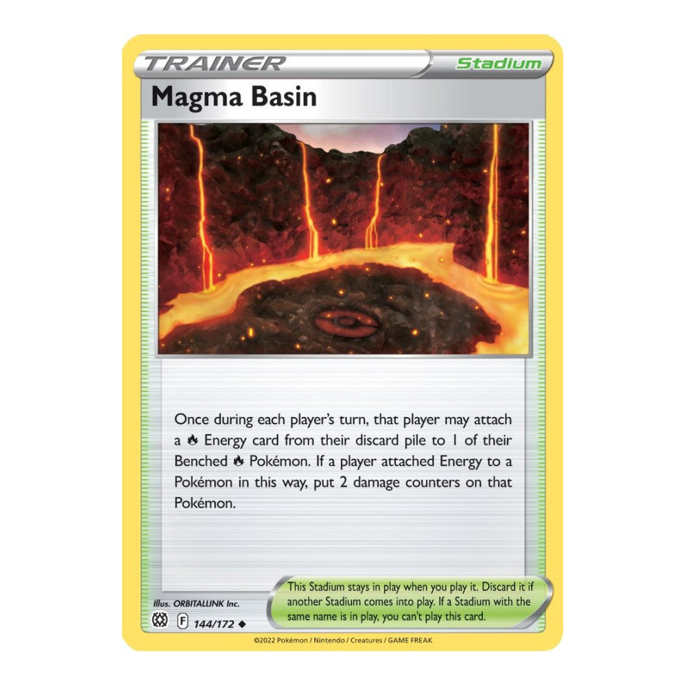 SWSH09: Brilliant Stars (SWSH09) - Magma Basin (#144/172) (Near Mint)