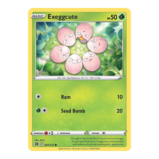 SWSH09: Brilliant Stars (SWSH09) - Exeggcute (#001/172) (Near Mint)
