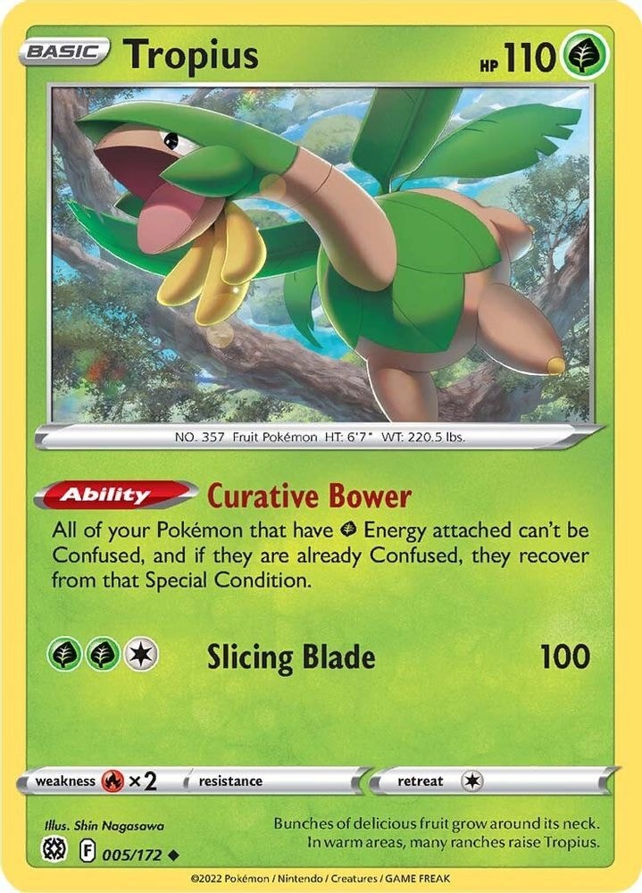 SWSH09: Brilliant Stars (SWSH09) - Tropius (#005/172, Uncommon) ()