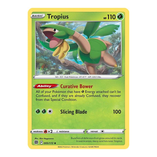 SWSH09: Brilliant Stars (SWSH09) - Tropius (#005/172) (Near Mint)