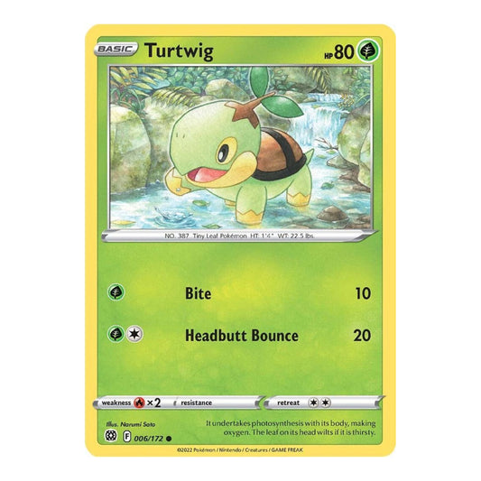 SWSH09: Brilliant Stars (SWSH09) - Turtwig (#006/172) (Near Mint)