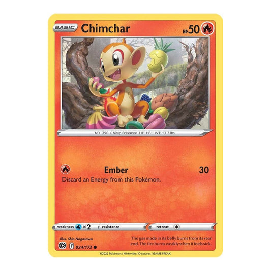 SWSH09: Brilliant Stars (SWSH09) - Chimchar (#024/172) (Near Mint)