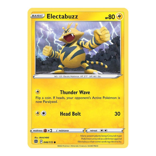 SWSH09: Brilliant Stars (SWSH09) - Electabuzz (#046/172) (Near Mint)