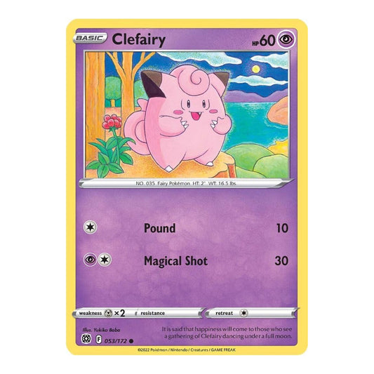 SWSH09: Brilliant Stars (SWSH09) - Clefairy (#053/172) (Near Mint)
