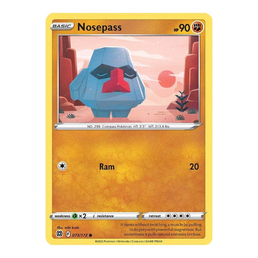 SWSH09: Brilliant Stars (SWSH09) - Nosepass (#073/172) (Near Mint)