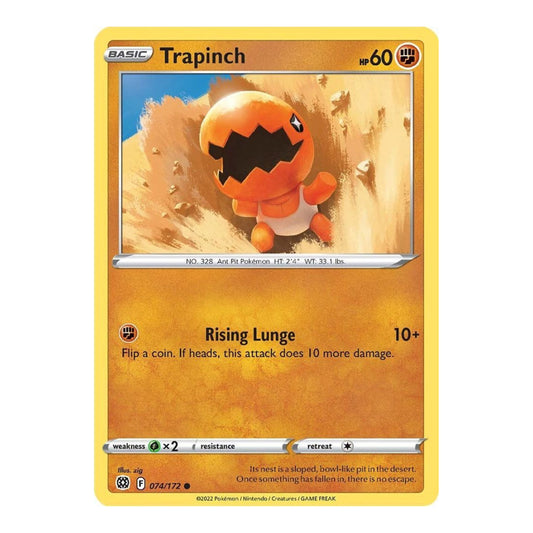 SWSH09: Brilliant Stars (SWSH09) - Trapinch (#074/172) (Near Mint)