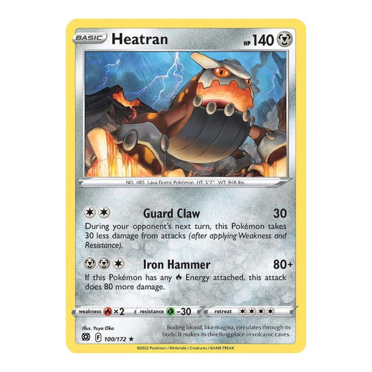 SWSH09: Brilliant Stars (SWSH09) - Heatran (#100/172) (Near Mint)