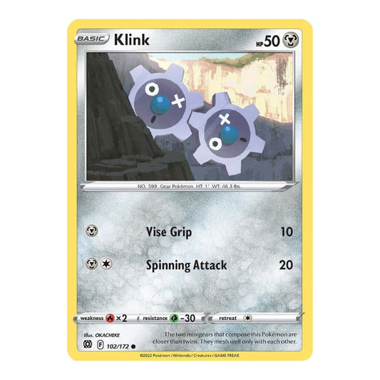 SWSH09: Brilliant Stars (SWSH09) - Klink (#102/172) (Near Mint)
