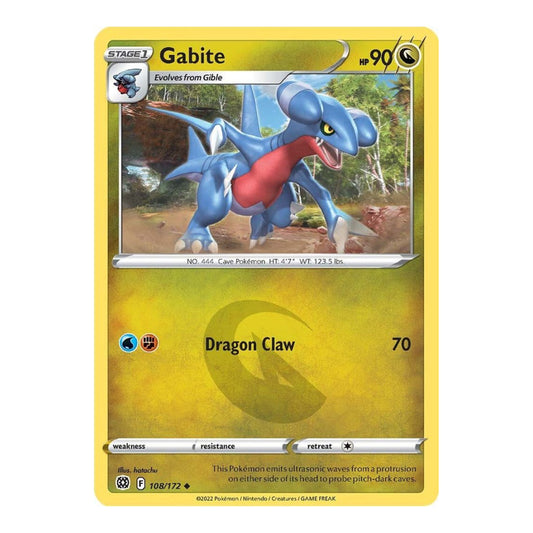 SWSH09: Brilliant Stars (SWSH09) - Gabite (#108/172) (Near Mint)