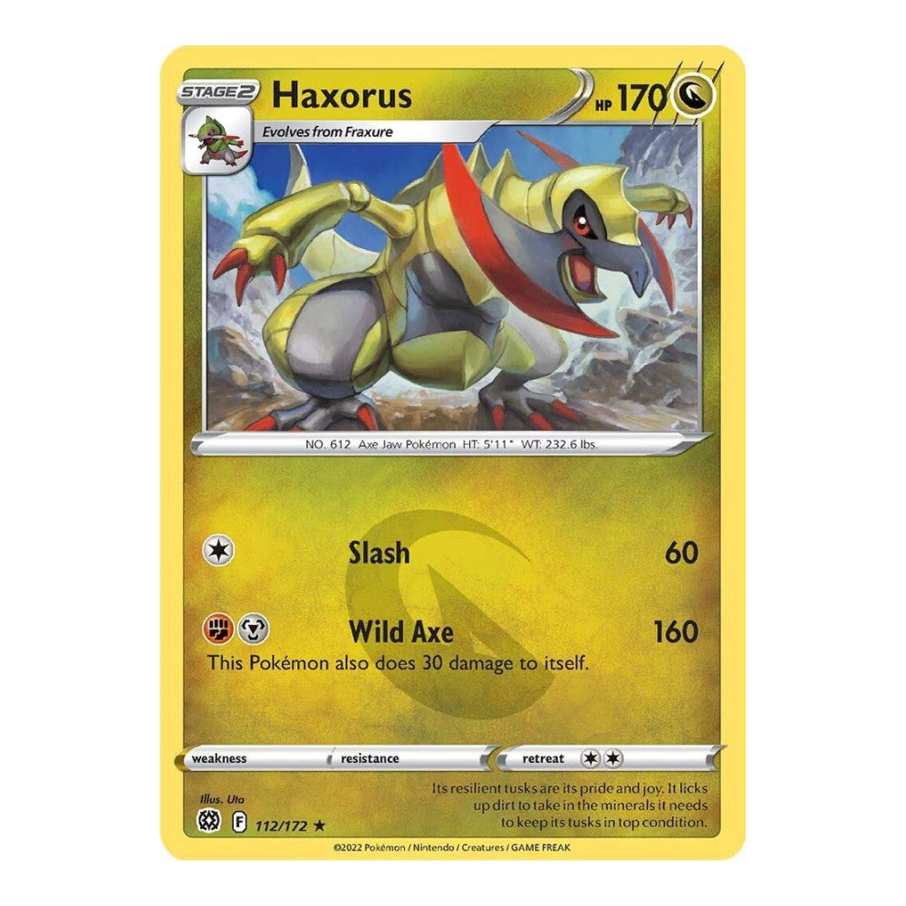 SWSH09: Brilliant Stars (SWSH09) - Haxorus (#112/172) (Near Mint)