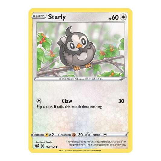 SWSH09: Brilliant Stars (SWSH09) - Starly (#117/172) (Near Mint)