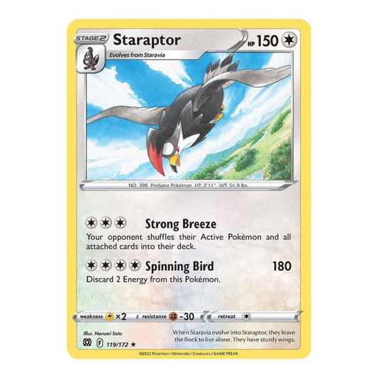 SWSH09: Brilliant Stars (SWSH09) - Staraptor (#119/172) (Near Mint)