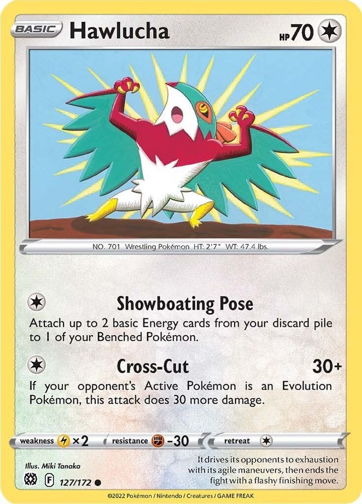 SWSH09: Brilliant Stars (SWSH09) - Hawlucha (#127/172, Common) ()