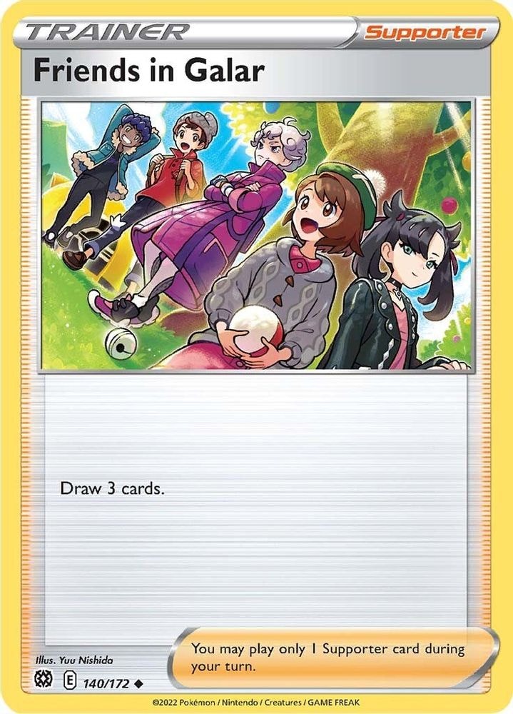 SWSH09: Brilliant Stars (SWSH09) - Friends in Galar (#140/172, Uncommon) ()