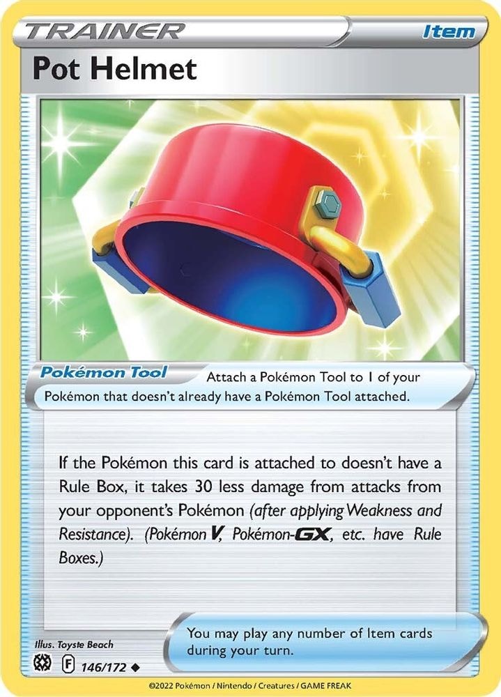 SWSH09: Brilliant Stars (SWSH09) - Pot Helmet (#146/172, Uncommon) ()