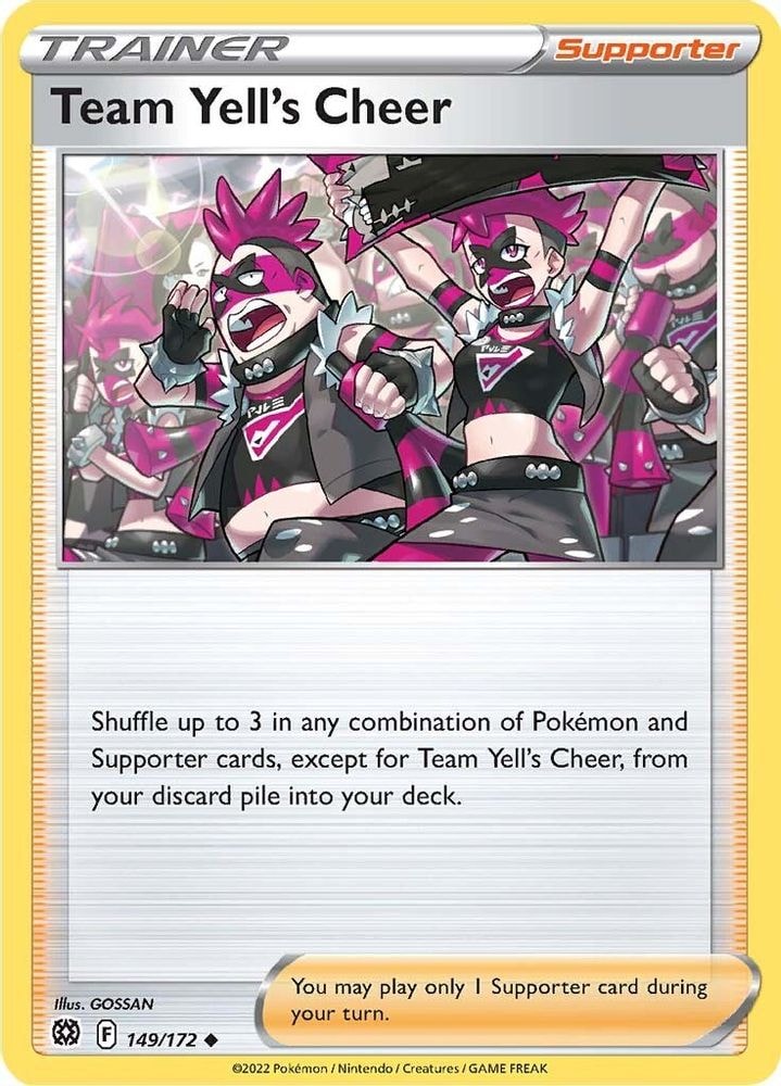 SWSH09: Brilliant Stars (SWSH09) - Team Yell's Cheer (#149/172, Uncommon) ()