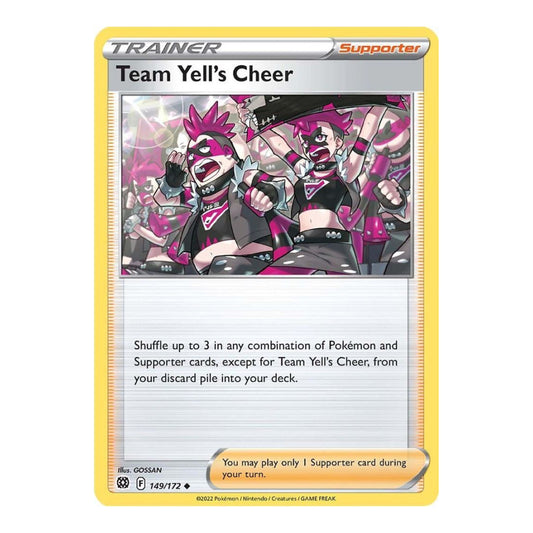 SWSH09: Brilliant Stars (SWSH09) - Team Yell's Cheer (#149/172) (Near Mint)