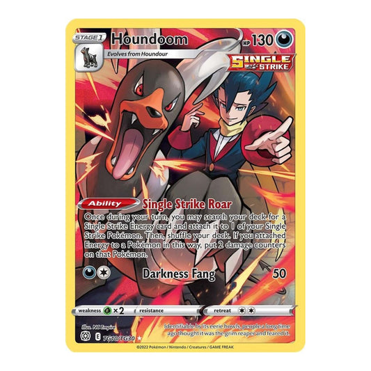 SWSH09: Brilliant Stars Trainer Gallery (SWSH09:TG) - Houndoom (#TG10/TG30) (Near Mint)
