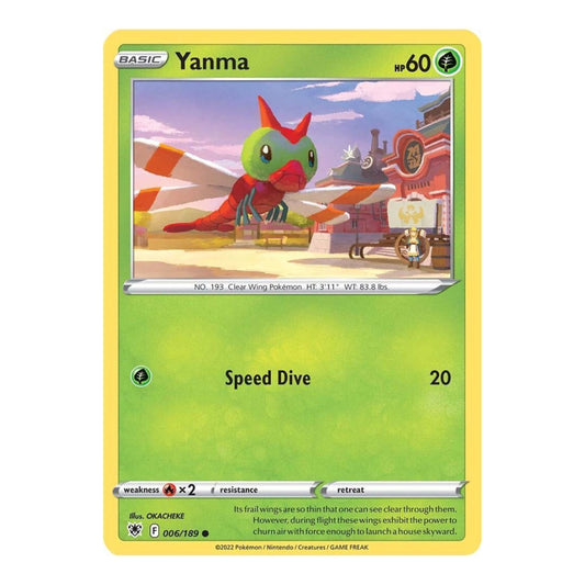 SWSH10: Astral Radiance (SWSH10) - Yanma (#006/189) (Near Mint)
