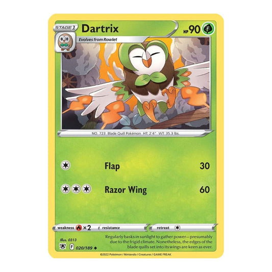 SWSH10: Astral Radiance (SWSH10) - Dartrix (#020/189) (Near Mint)