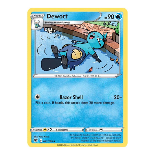 SWSH10: Astral Radiance (SWSH10) - Dewott (#042/189) (Near Mint)