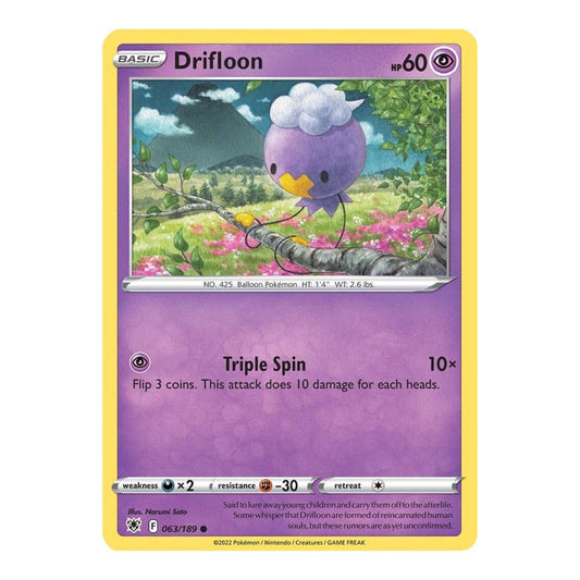 SWSH10: Astral Radiance (SWSH10) - Drifloon (#063/189) (Near Mint)