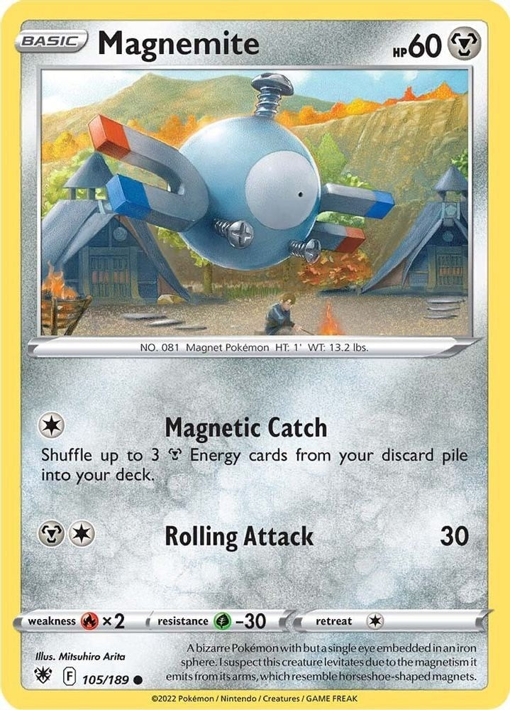 SWSH10: Astral Radiance (SWSH10) - Magnemite (#105/189, Common) ()