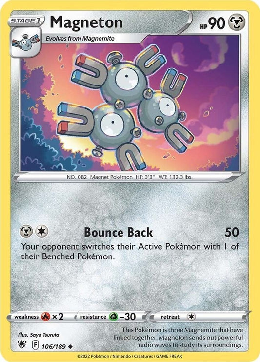 SWSH10: Astral Radiance (SWSH10) - Magneton (#106/189, Uncommon) ()