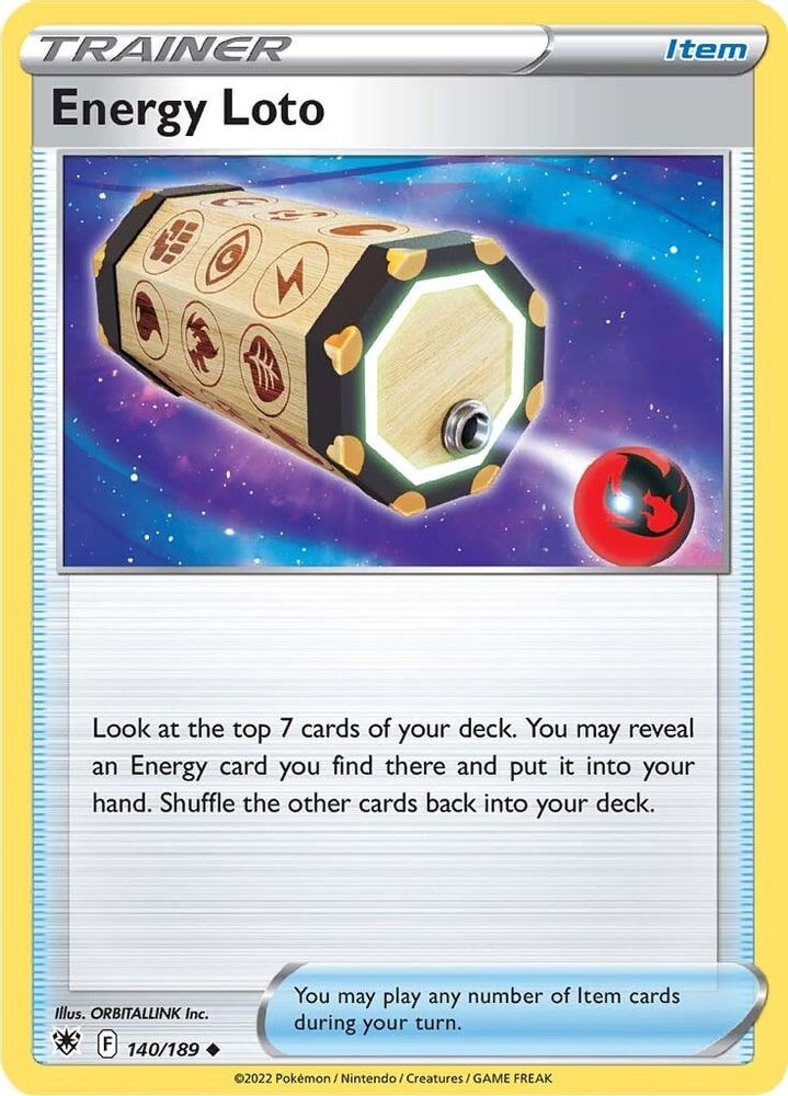 SWSH10: Astral Radiance (SWSH10) - Energy Loto (#140/189, Uncommon) ()