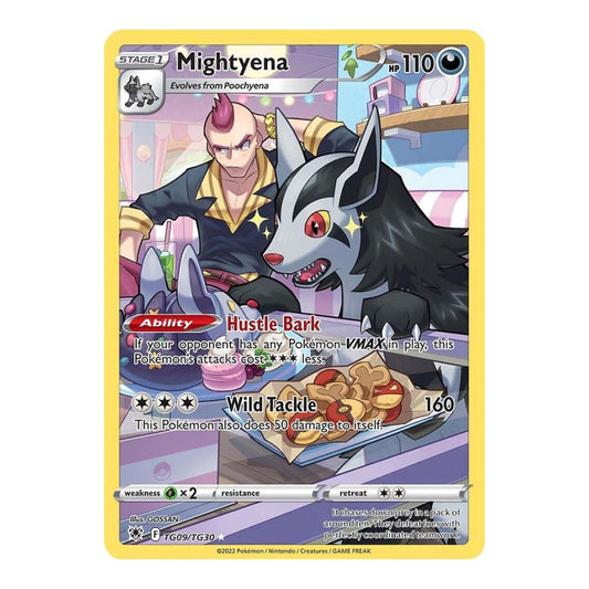 SWSH10: Astral Radiance Trainer Gallery (SWSH10:TG) - Mightyena (#TG09/TG30) (Near Mint)
