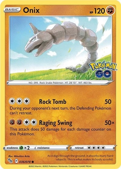 Pokemon GO (PGO) - Onix