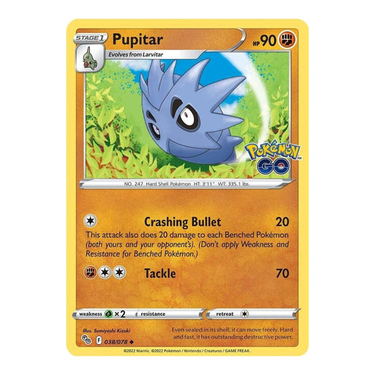 Pokemon GO (PGO) - Pupitar (#038/078) (Near Mint)