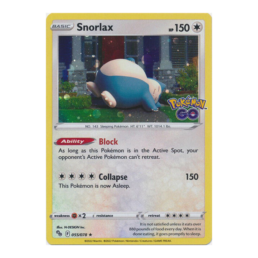 Miscellaneous Cards & Products (MCAP) - Snorlax - 55/078 (Cosmos Holo) (#055/078) (Near Mint)